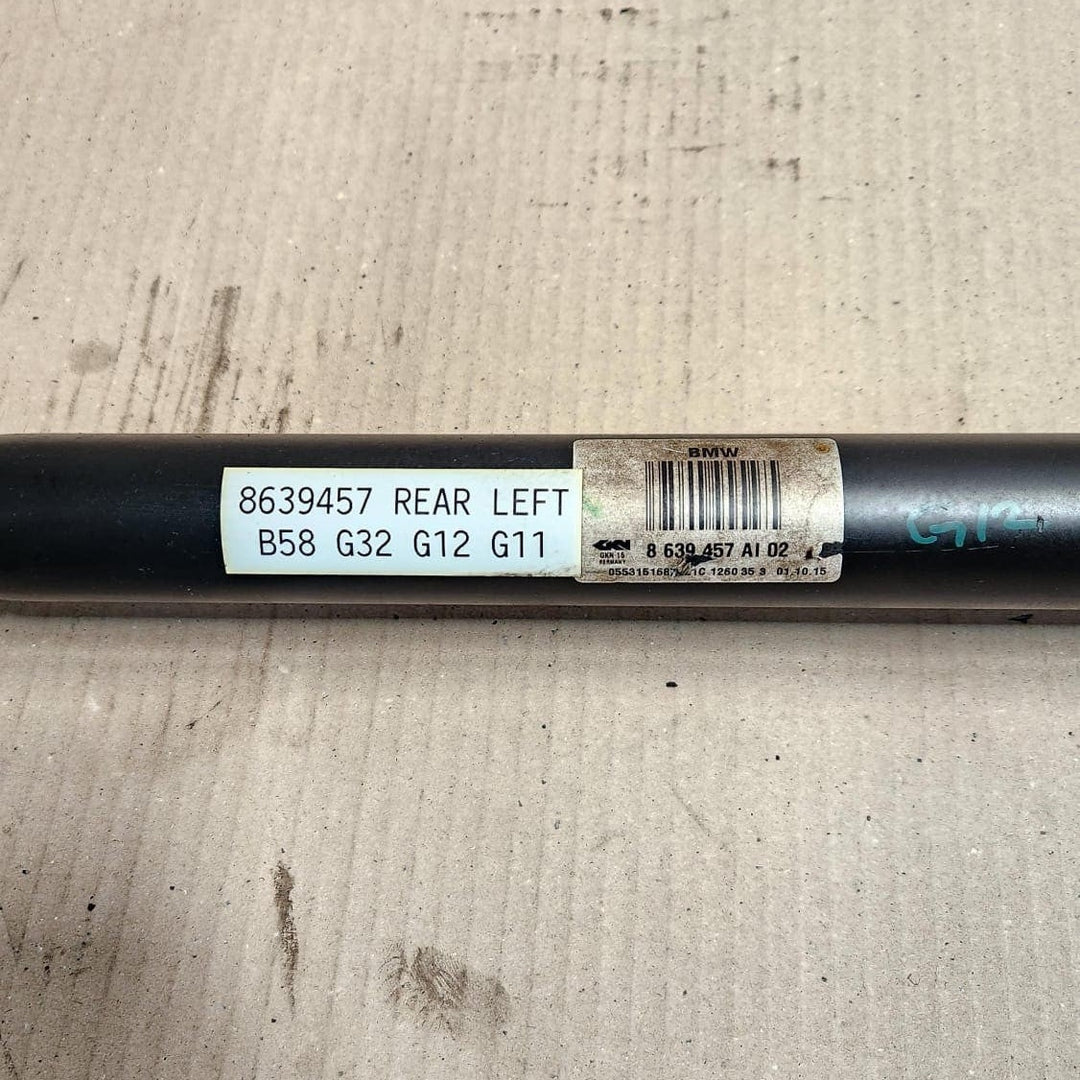2017-2018 BMW 640i Rear Axle Shaft 8639457 G32 640i G11 740i and G12 740i 