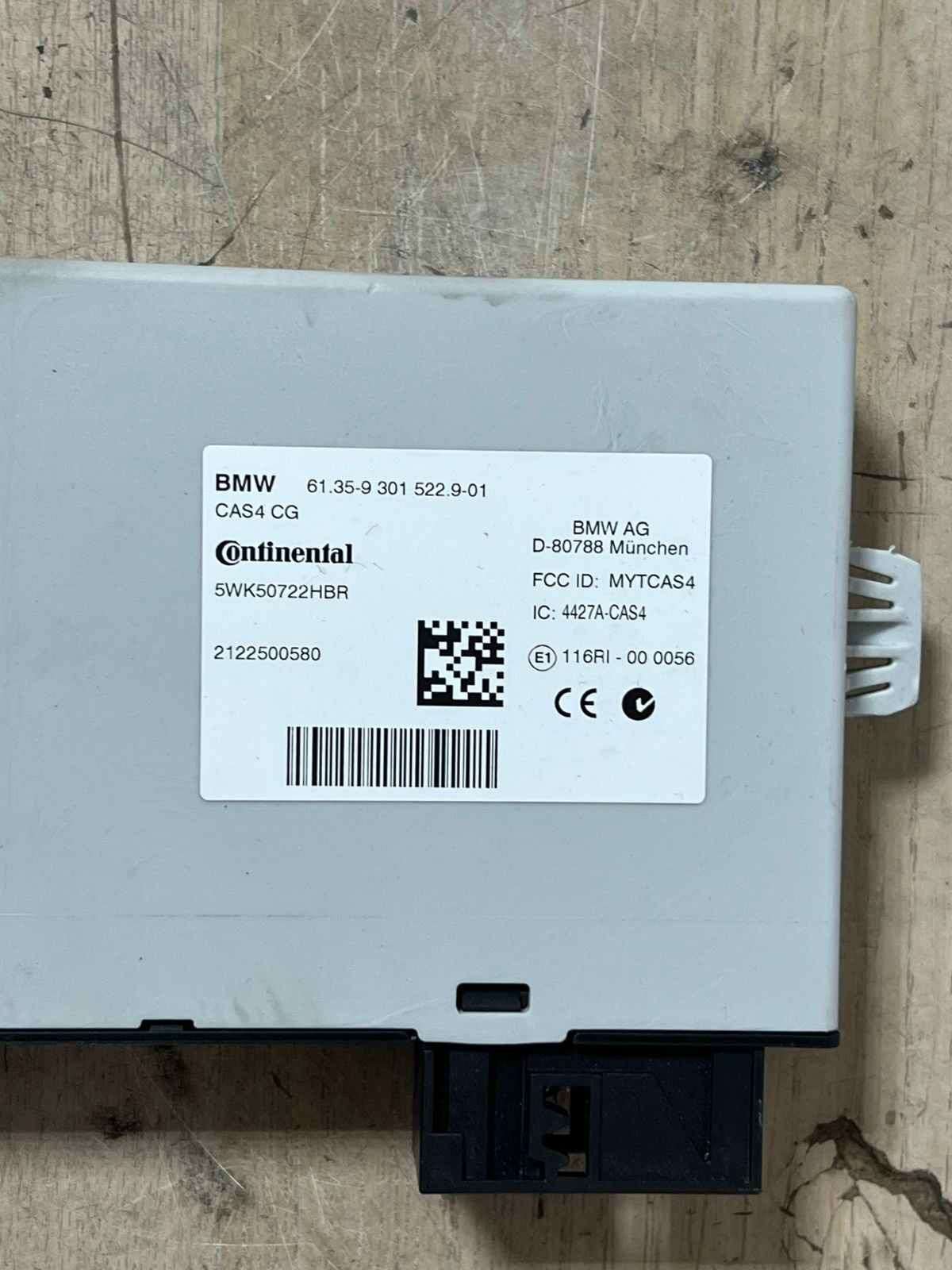 2012-2017 BMW F10 N20 520i Engine Control Unit SET DME+ CAS4 CG + 2KEYs 8606306
