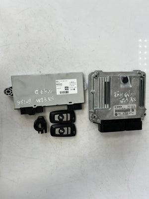 2012 BMW 528i F25 N47D X3 Engine Control Unit ECU SET DDE+CAS4+2KEYS 8518477