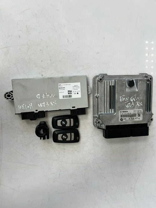 2012 BMW 528i F25 N47D X3 Motorsteuergerät ECU SET DDE+CAS4+2SCHLÜSSEL 8518477