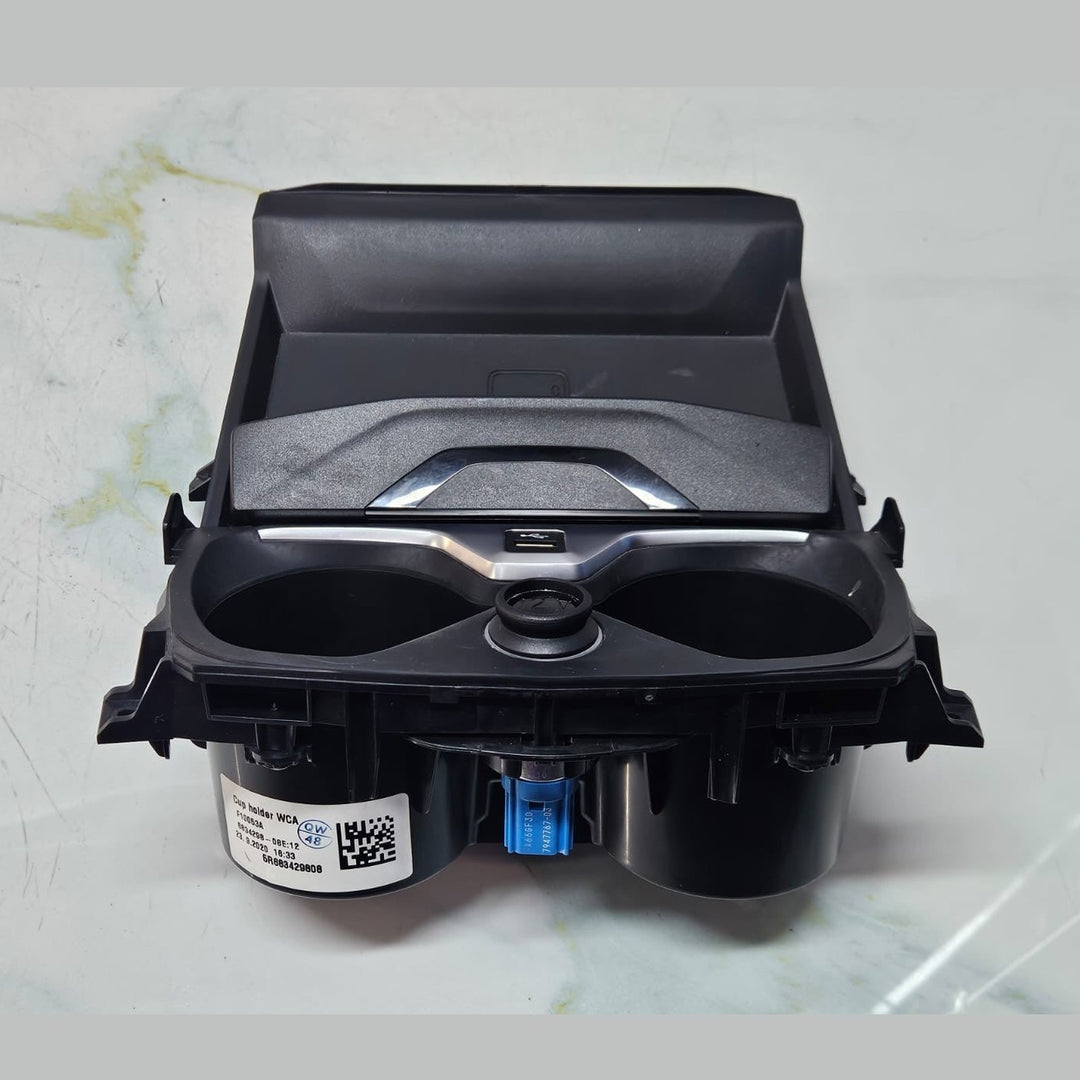 OEM BMW 1 F44 F40 WIRELESS CHARGER CUP HOLDER PANEL TRIM 6834298