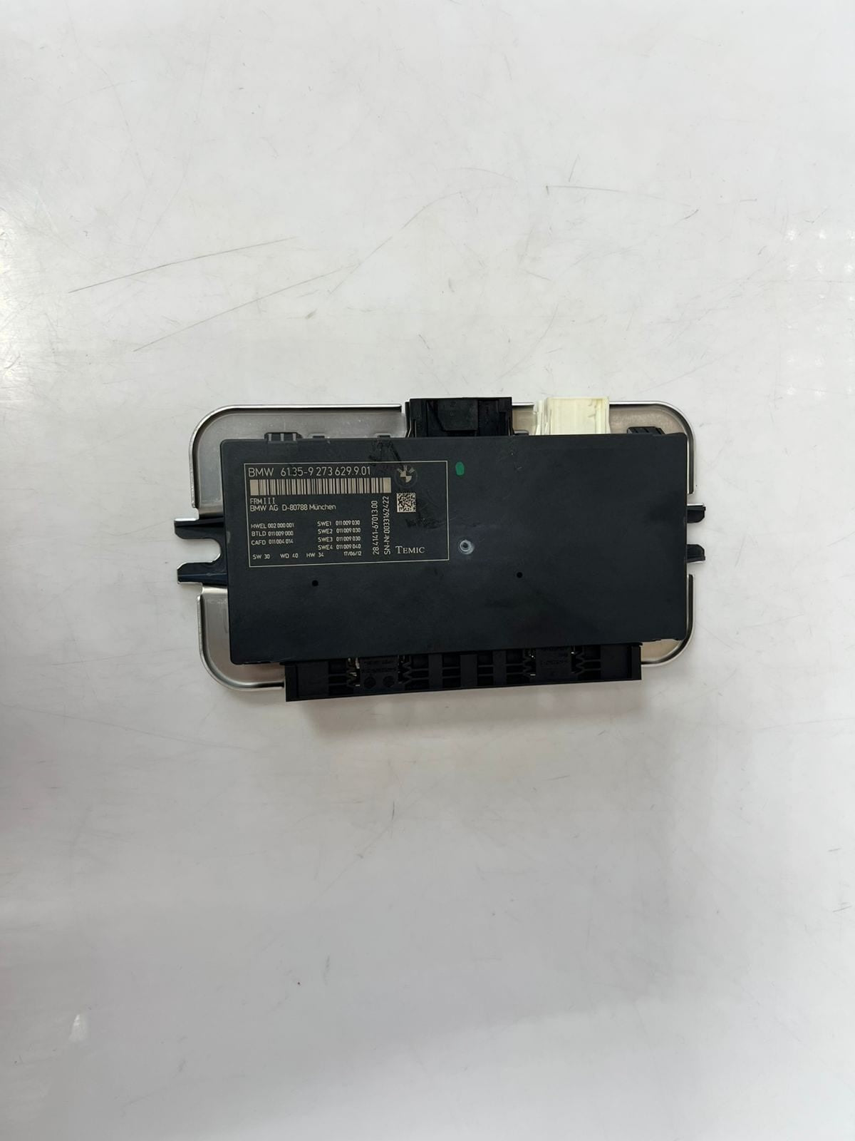 2011-2016 BMW 528i Footwell Body Light Control Module 9273629