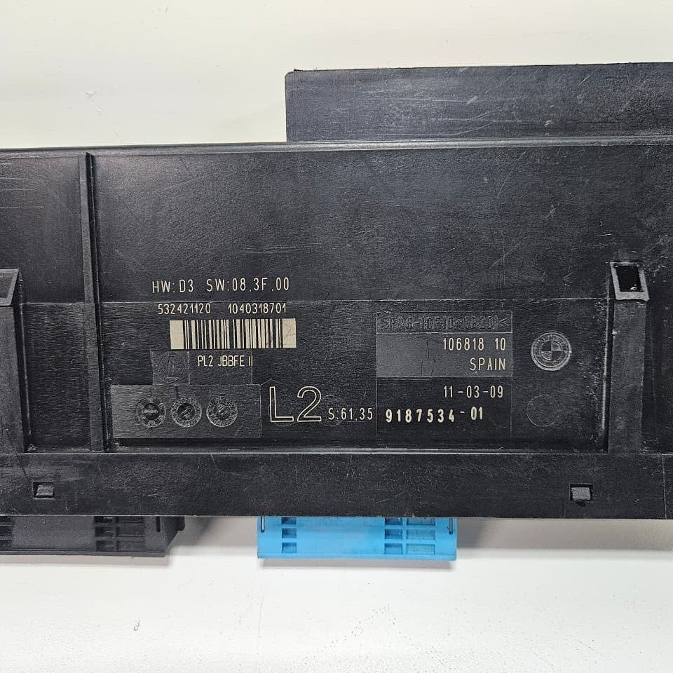 BMW 1 Series E81 E87 PL2 JBBFE 2 L2 Body Control Module ECU 9187534 OEM