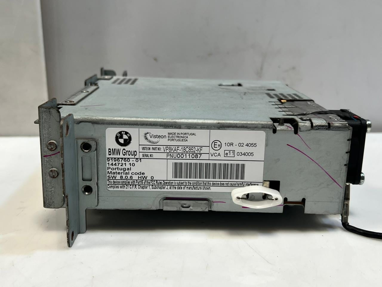 BMW 5 Series E60 E61 LCI Radio CD Player Head Unit With Aux 9196760 OEM