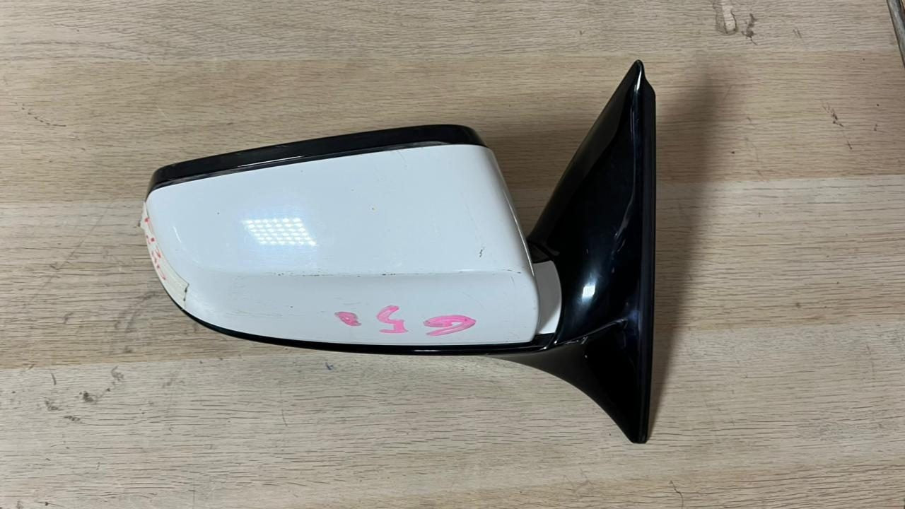 2015-2018 BMW F12 650I LEFT SIDE Door Mirror 046412 WHITE RHD OEM