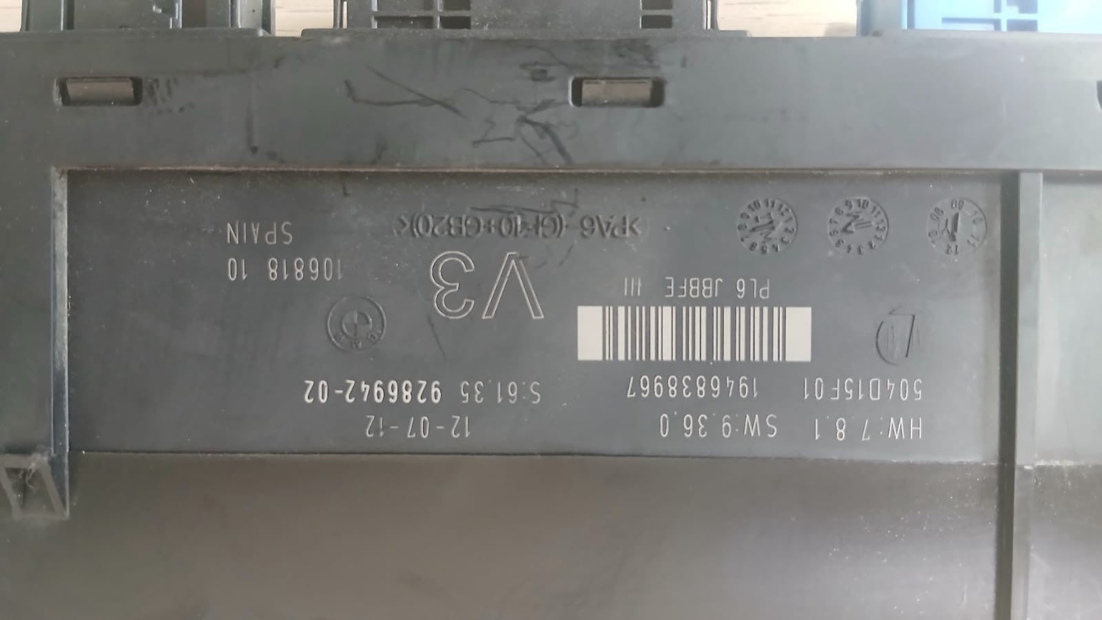 BMW 650i Body Junction Control Module BCM Chassis ECU OEM 9286942