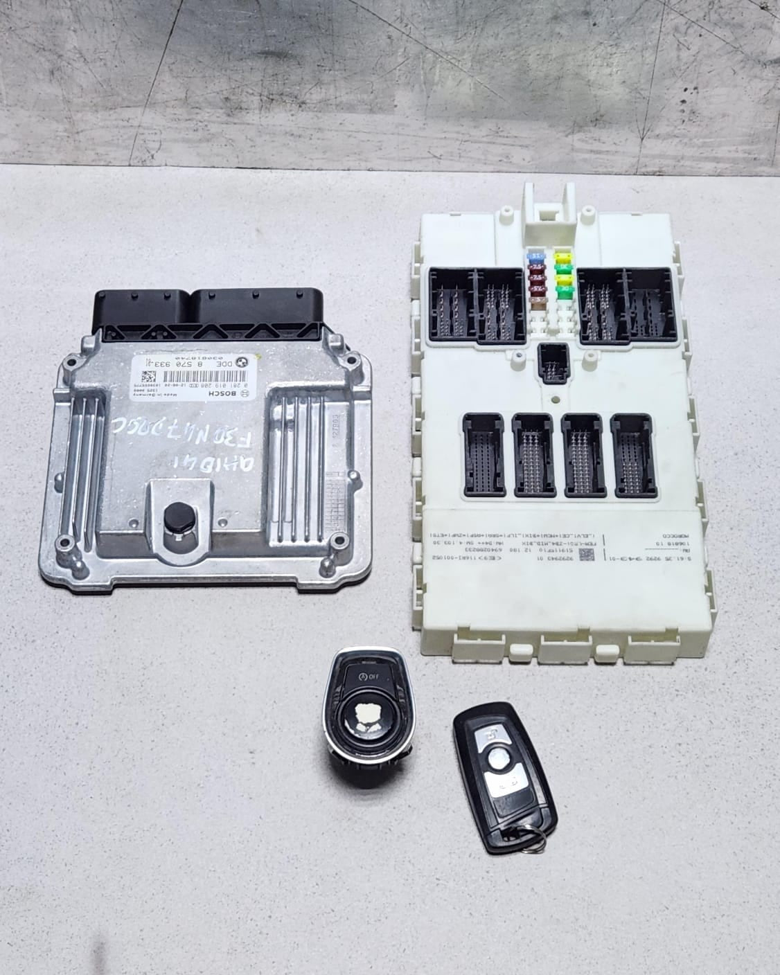 BMW Engine Control Unit 8570933 F20 F21 1 Series and F30 320D ECU SET 2.0D 2014