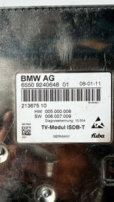 BMW 3' 4' 5' F10 F11 F30 F31 F32 F80 M3  Tv Module Isdb-T 9240648