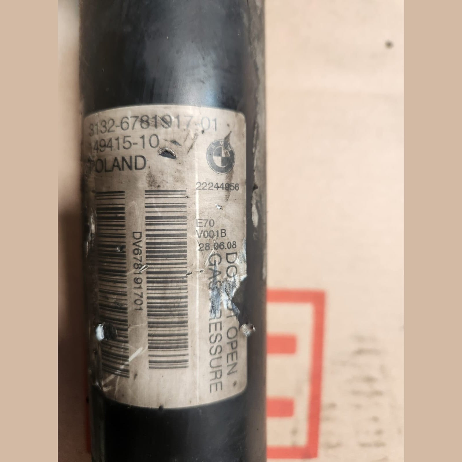 2007-2013 BMW X5 Front Shock Absorber With Coil Spring 6781917 X5 E70 