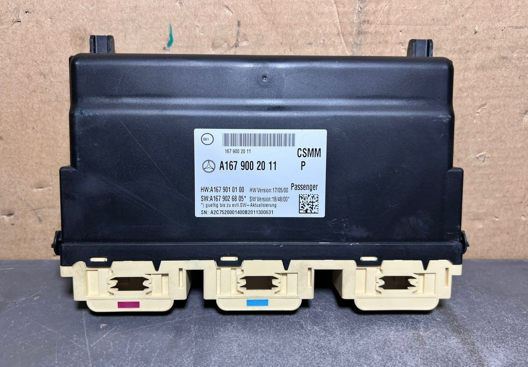 17-21 Mercedes Benz W177 A-Class Passenger Seat Control Module A167 9002011 OEM