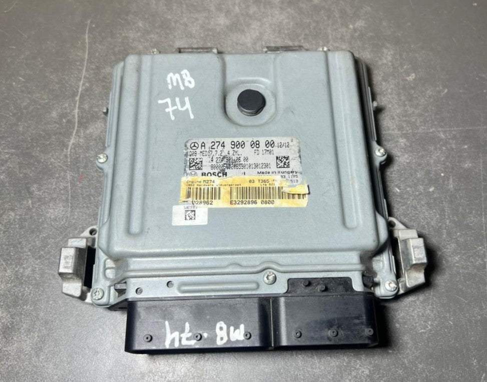 14-18 Mercedes W205 C-CLASS Engine Control Module Unit ECM ECU A274 9000800 OEM