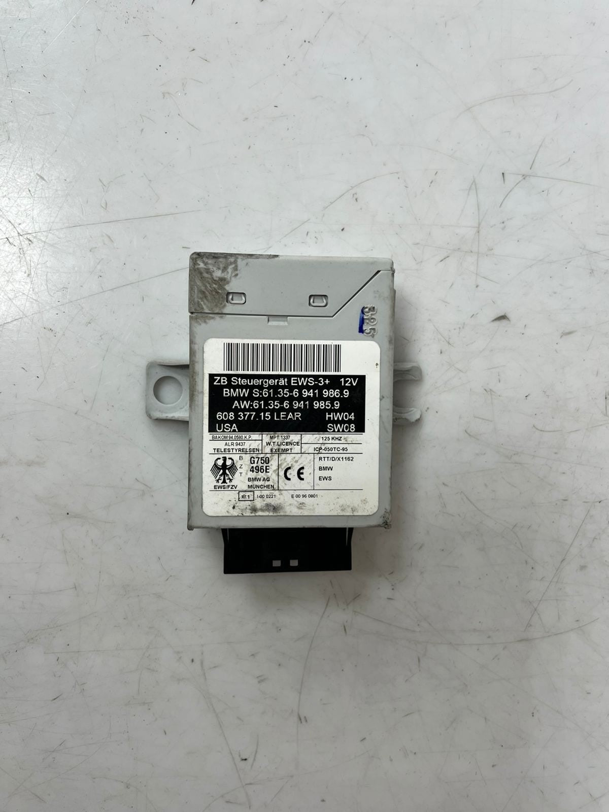 2005-2006 BMW 545i X5 4.8 E60 Engine Control Module ECU SET DME+EWS+1KEY 7556340