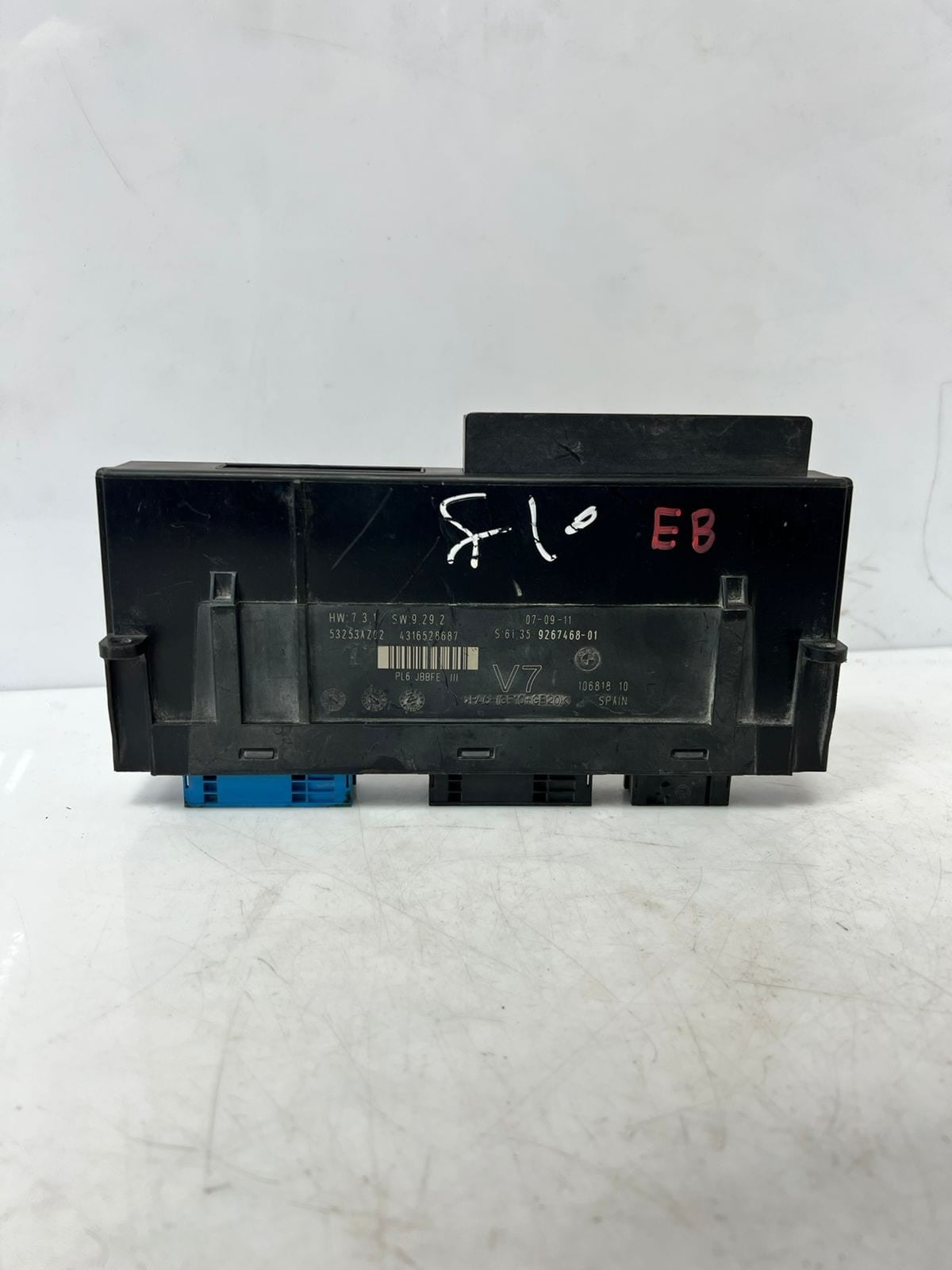 BMW 5 Series F10 F11, 6 Series F12 F13 Junction Box For Electronics 9267468 OEM
