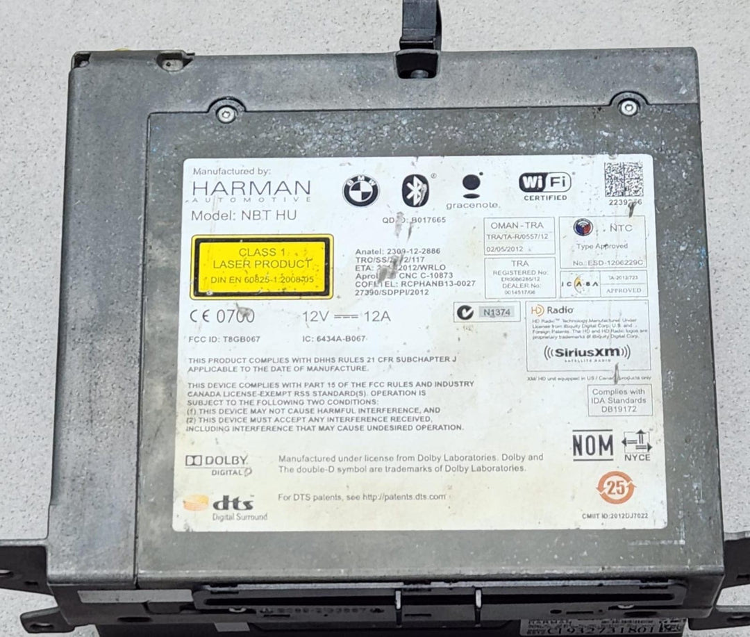 BMW Navigation Head Unit 9327318 F01 F02 F10 F11 F15 X5 