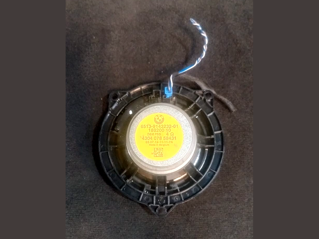 BMW E81 E82 E87 E88 E90 E91 X1 E84 MID‑RANGE FRONT DOOR SPEAKER P/N  9143232