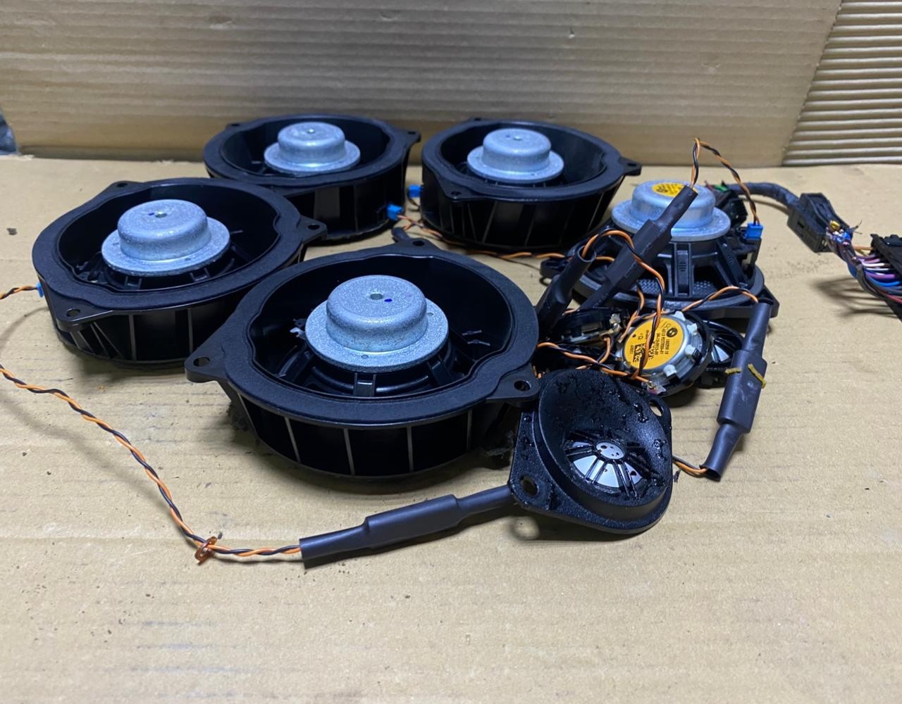 2012-2018 BMW X5 F15 HARMAN KARDAN SOUND SYSTEM FULL SETS HEAD UNIT AMPLI SUBWFR