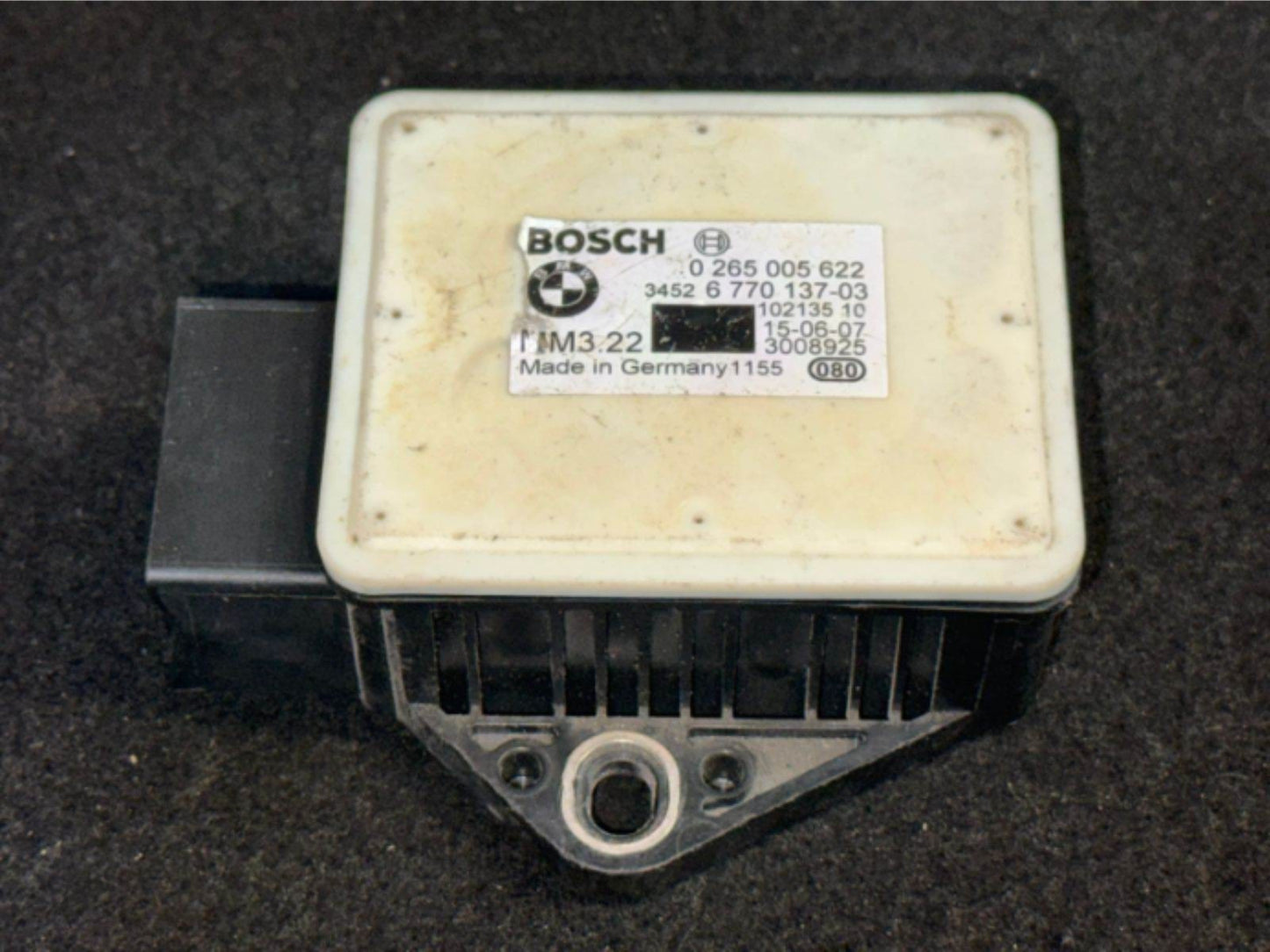 2006-2010 BMW 550i Esp Yaw Rate Speed Acceleration Sensor 6770137 650i, X5 E70, 