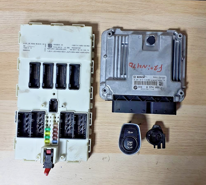 BMW 1 Series F20 116d N47D Diesel ECU DDE CAS3 Kit NO KEY OEM 8574095