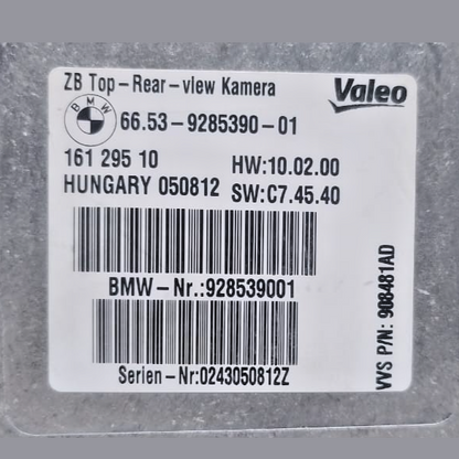 BMW X5 X6 series E70 E71 E72 TOP REAR VIEW CAMERA CONTROL MODULE ECU 9285390