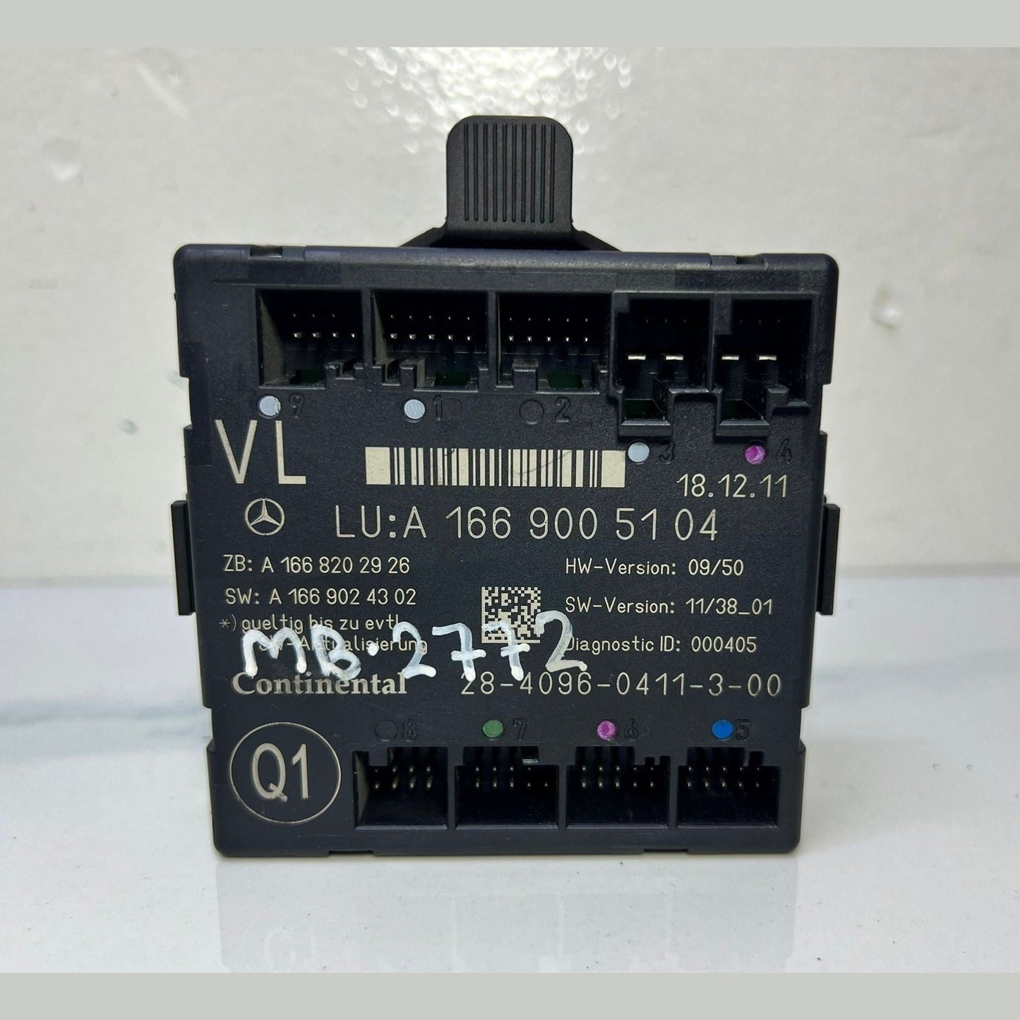 Mercedes W166 ML GLE GL Front Left Side Door Control Module A166 9005104 OEM