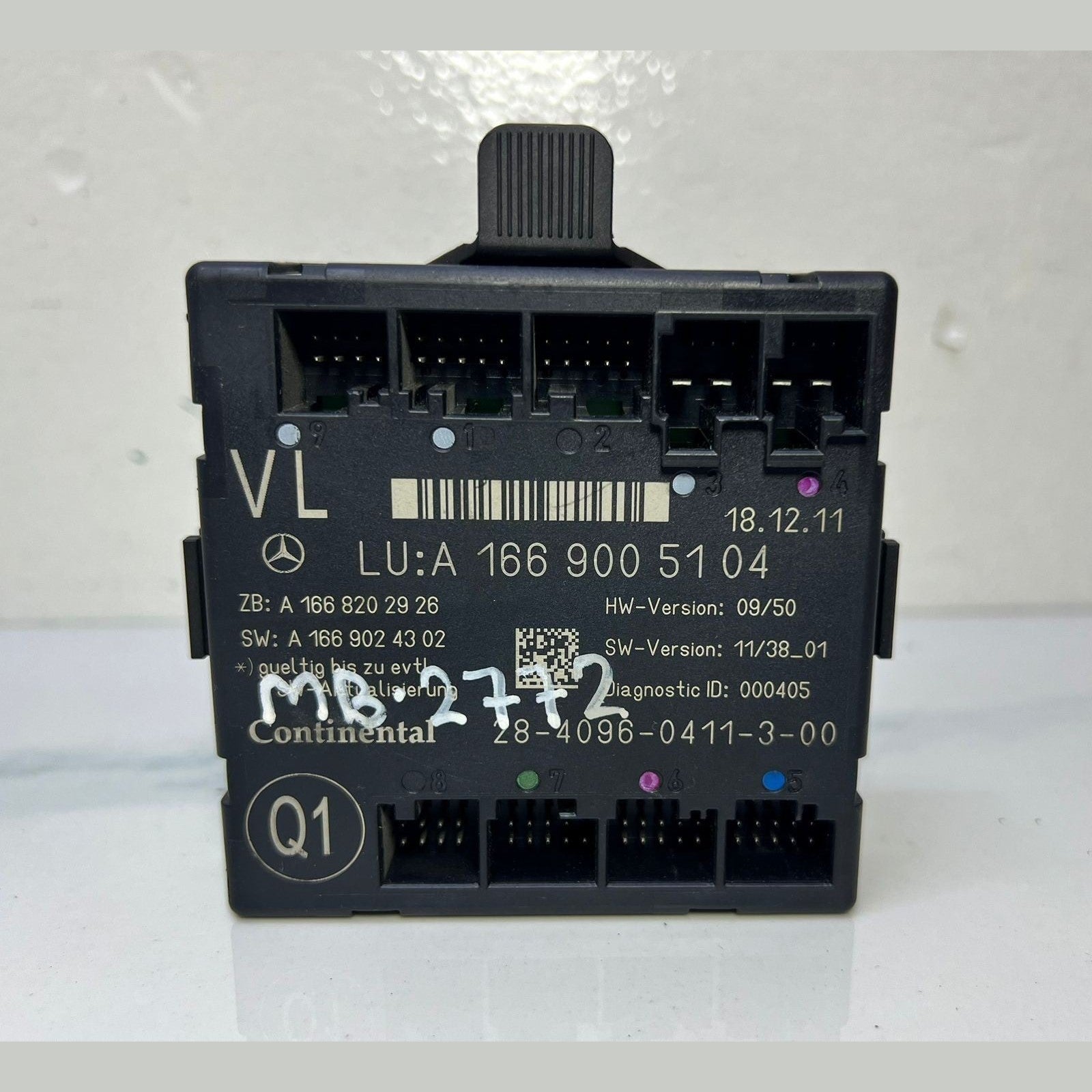 Mercedes W166 ML GLE GL Front Left Side Door Control Module A166 9005104 OEM