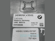 BMW 3 5 7 Z4'ies E90 E91 E60 E61 E65 E85 3.0i N52 ENGINE ECU DME MSV70 7571510