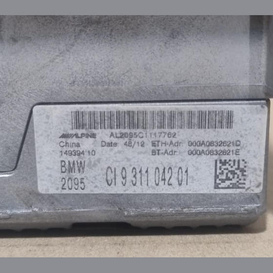BMW 3 SERIES 2013 F02  AUDIO NAVIGATION HEADUNIT LDA [USED]  -3D20 - 9311042