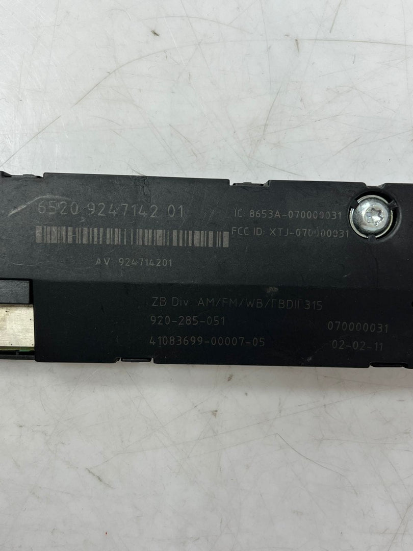 2011-2015 BMW 550i 5 Series F07 GT Antenna Amplifier 9247142 OEM