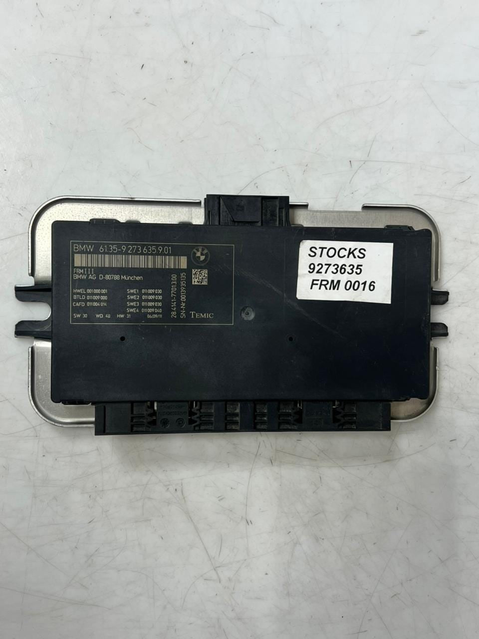 2011-2017 BMW X3 F25 FRM3 Footwell Light Control Module 9273635 OEM