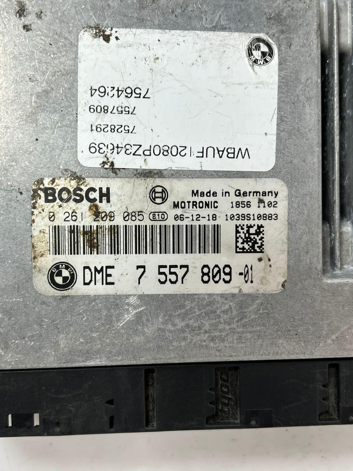 2006 BMW E87 E90 N45B16A 116i 316i 1.6 Petrol Engine ECU DME 7557809 MANUAL 