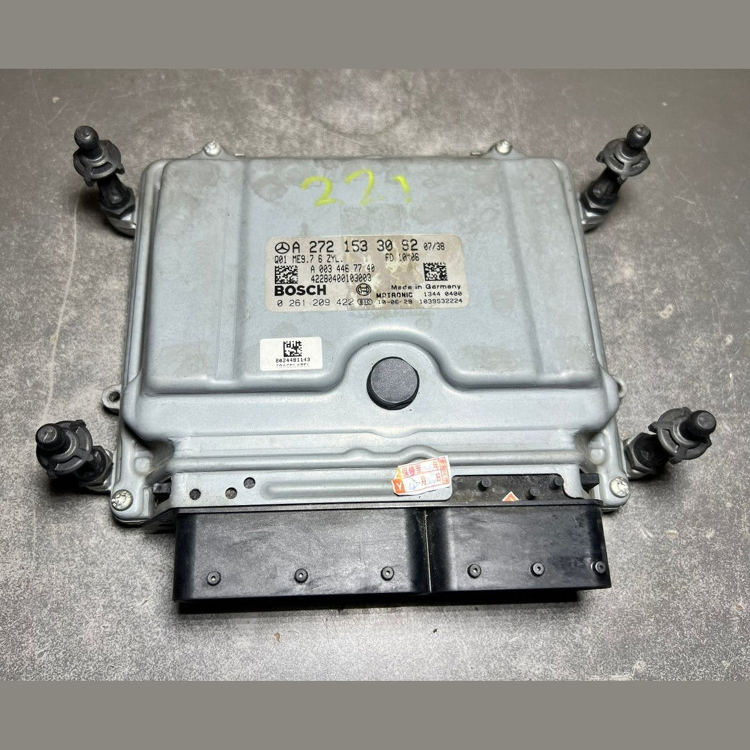 07-12 Mercedes W221 S-Class Engine Control Module Unit ECM ECU A272 1533092 OEM