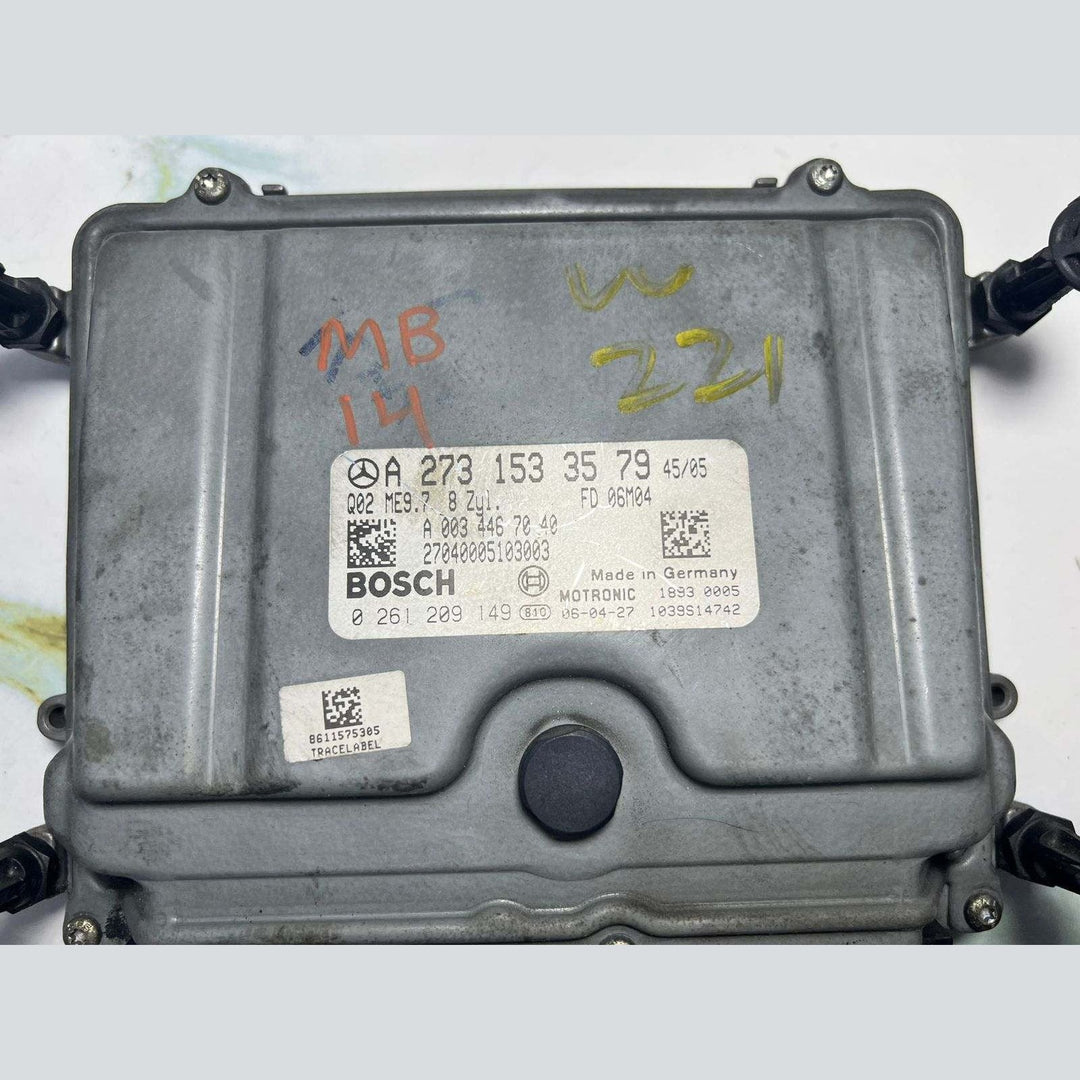 2007-2011 Mercedes S550 Engine Control Module A2731533579 W221 S550 CL550 M273
