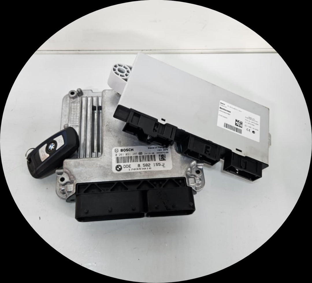 8582155-2012-2019 BMW 3 4 Series 320d 420d N47 Engine Control Unit DDE Key Set  