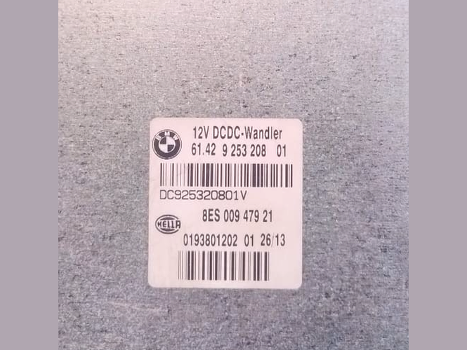 BMW X1 E84 E87 E88 E82 E90 E93 VOLTAGE CONVERTER CONTROL MODULE OEM -9253208