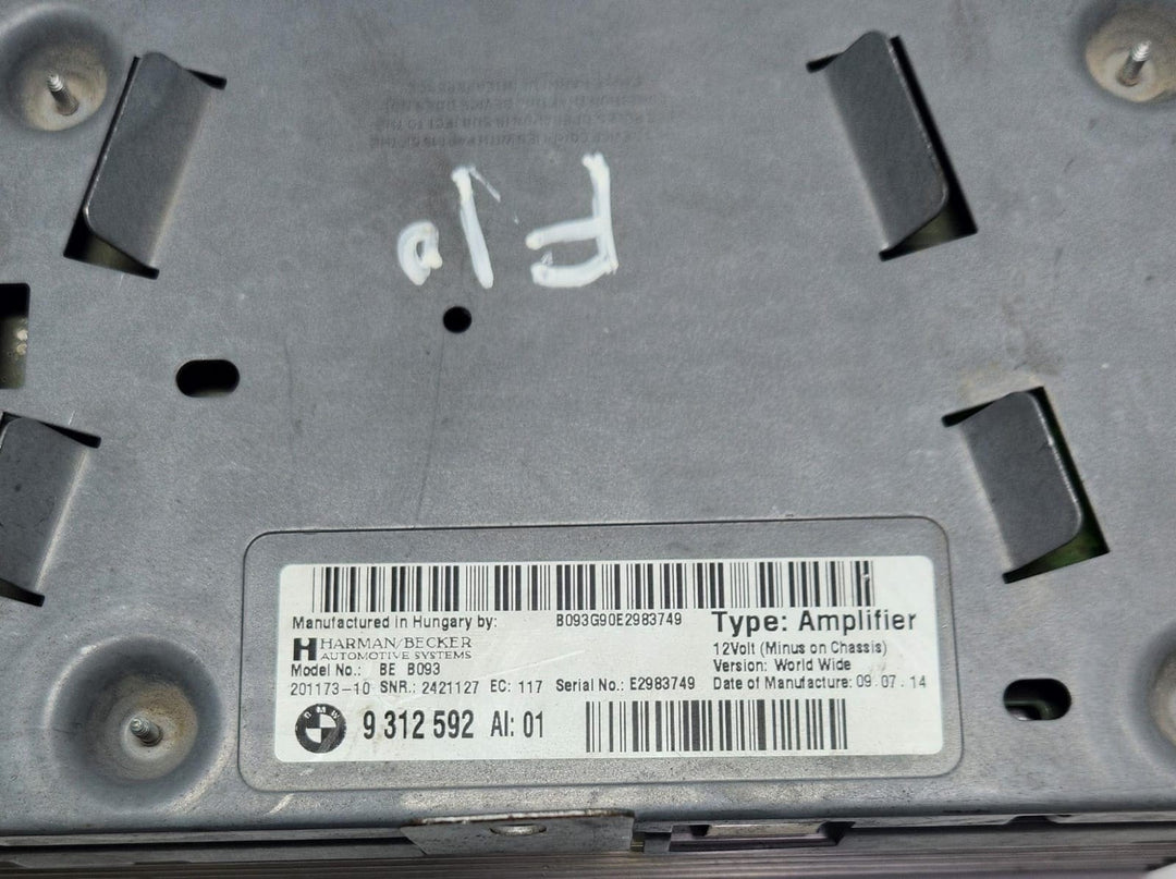 2009-2017 BMW M5 Audio Amplifier 9312592 5 Series F10 F11 M5 F01 F06 F12 F13 OEM