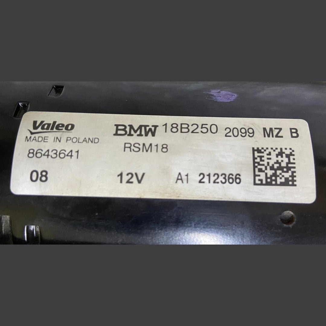 OEM BMW F30 F31 LCI 2.0 B48 B46 ENGINE STARTER MOTOR 8643641