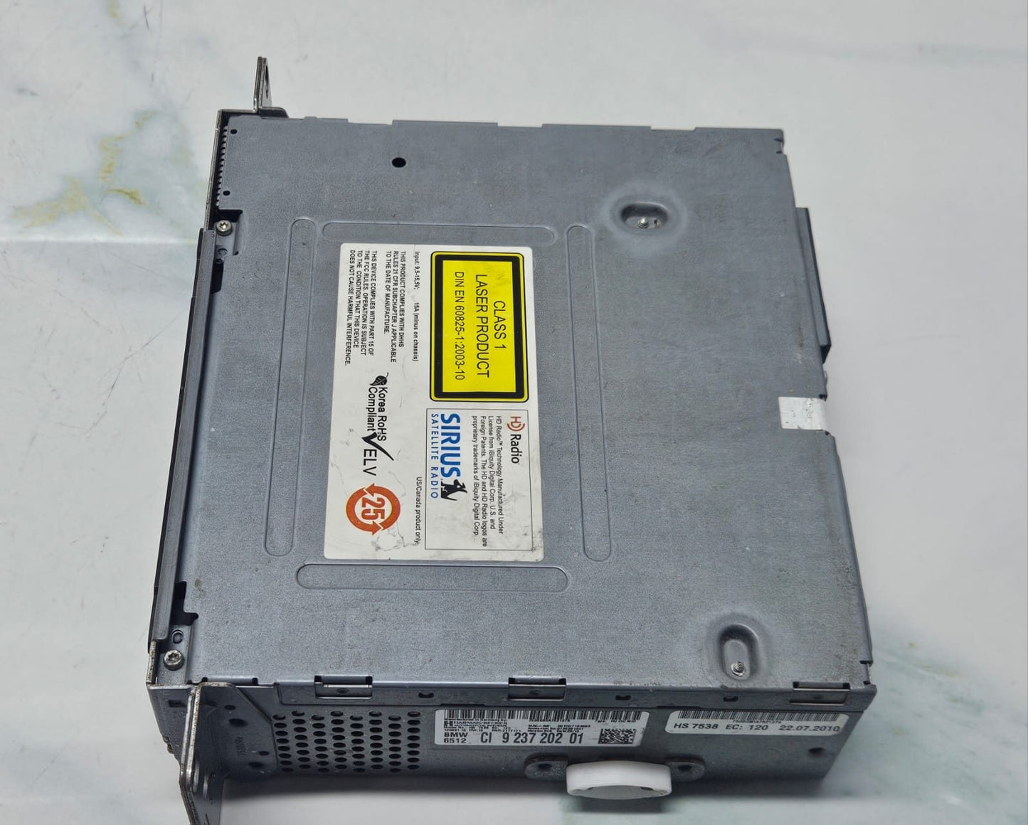10-12 OEM BMW 5 F10 F11 HU CIC MID BUSINESS CD PLAYER SYSTEM CONTROLLER 9237202