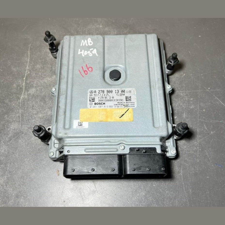 13-16 Mercedes W166 GL450 Engine Control Module Unit ECM ECU A278 9001300 OEM