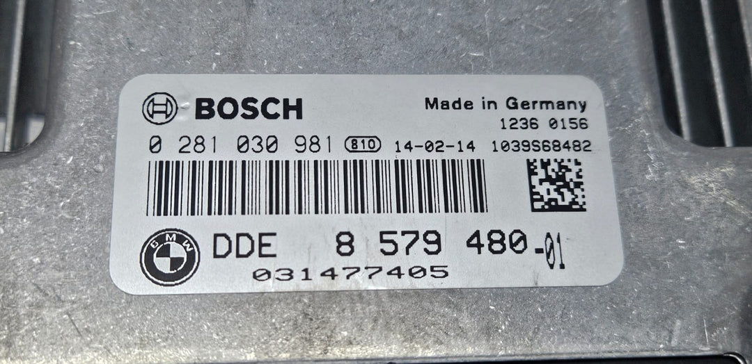 BMW X3 F25 N47 ENGINE CONTROL UNIT DDE 8579480 SET OEM