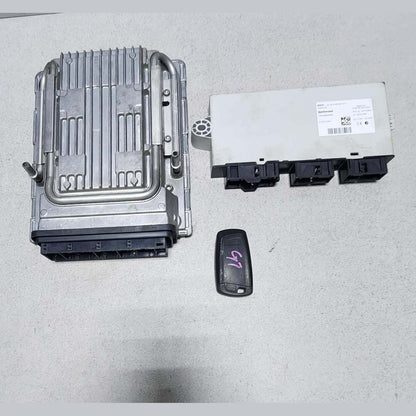 2009-2015 BMW 750i Engine Control Module 7609670 N63 V8 4.4 ECU SET F02