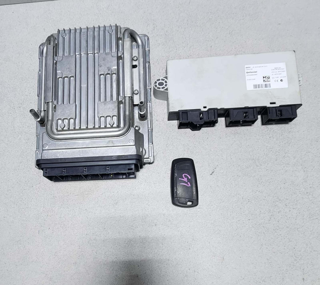 2009-2015 BMW 750i Engine Control Module 7609670 N63 V8 4.4 ECU SET F02