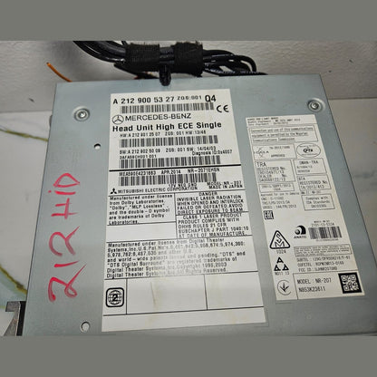 2012–2014 Mercedes-Benz W212 E-Class Hybrid Head Unit CD Player A212 9005327 OEM