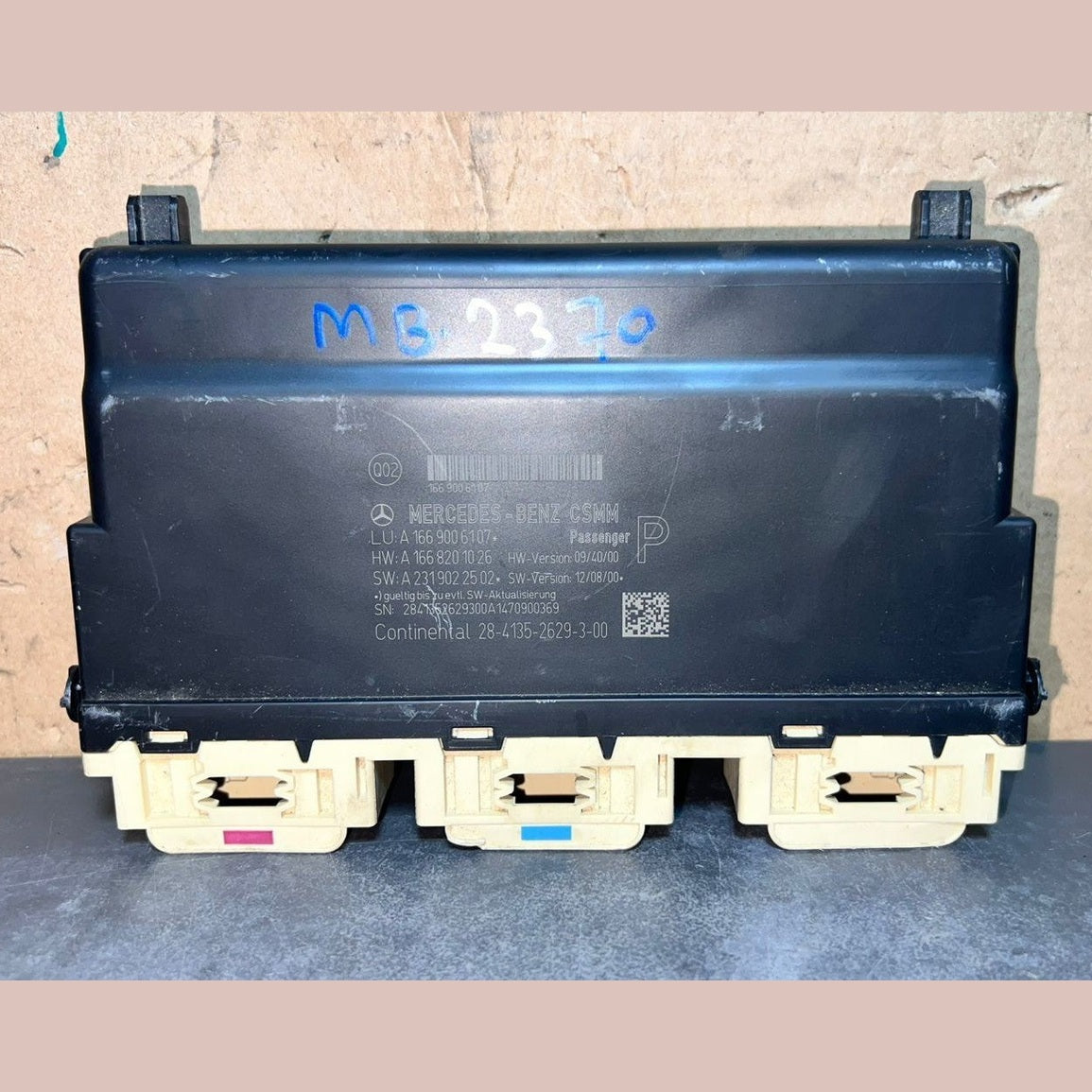 14-17 Mercedes-Benz W166 GL ML Passenger Seat Control Module A166 9006107 OEM