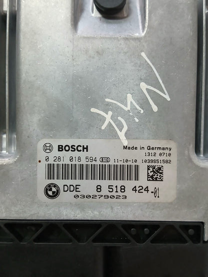 BMW N47 Engine Control Unit ECU COMPLETE SET DDE+ FEM + 1KEY 8518424