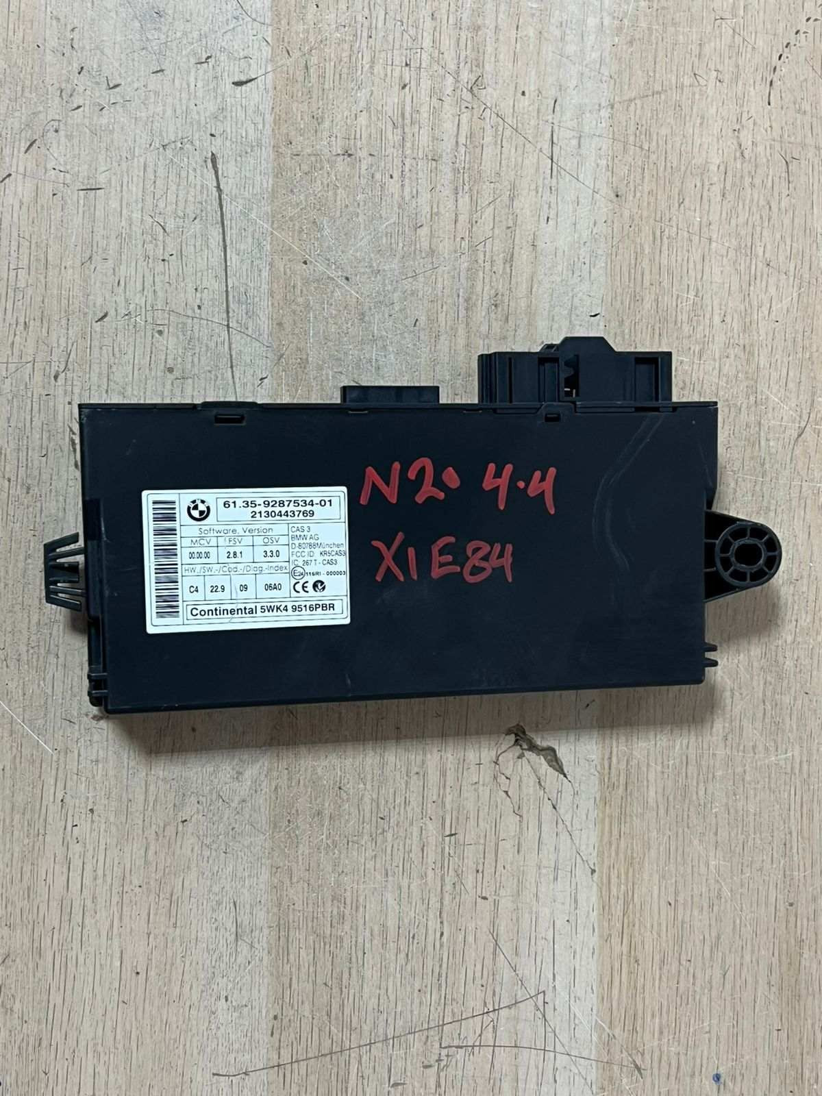 2011-2013 BMW 135i Cas Control Module 9287534 X1 E84 CAS 3 C4