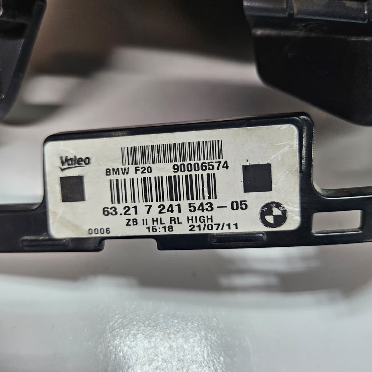 BMW 1 Series F20 Rear Left Outer Tail Light Led White Turn Indicator 7241543