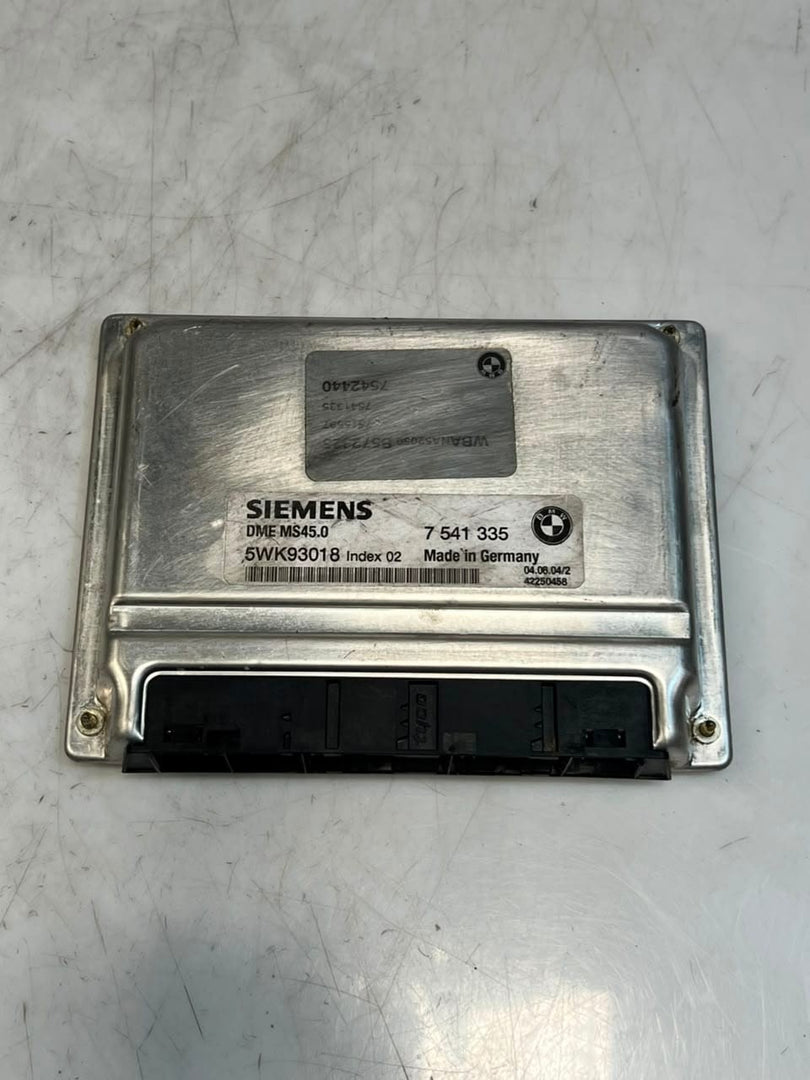 BMW X3 E83 5 Series E60 525i M54 Engine Control Module ECU ONLY 7541335 