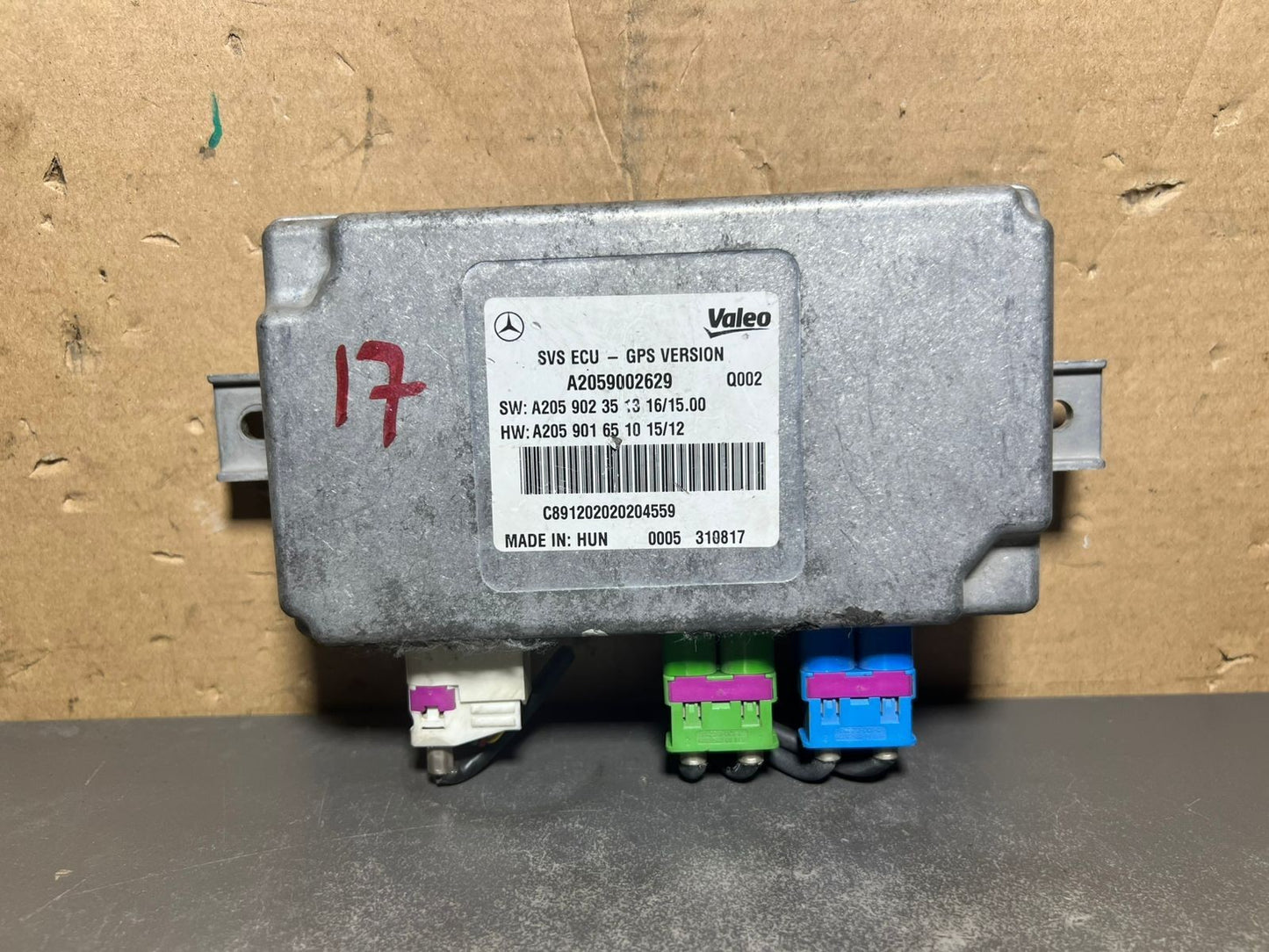 15-20 Mercedes W205 Surround View Camera Control Module  A205 9002629 OEM