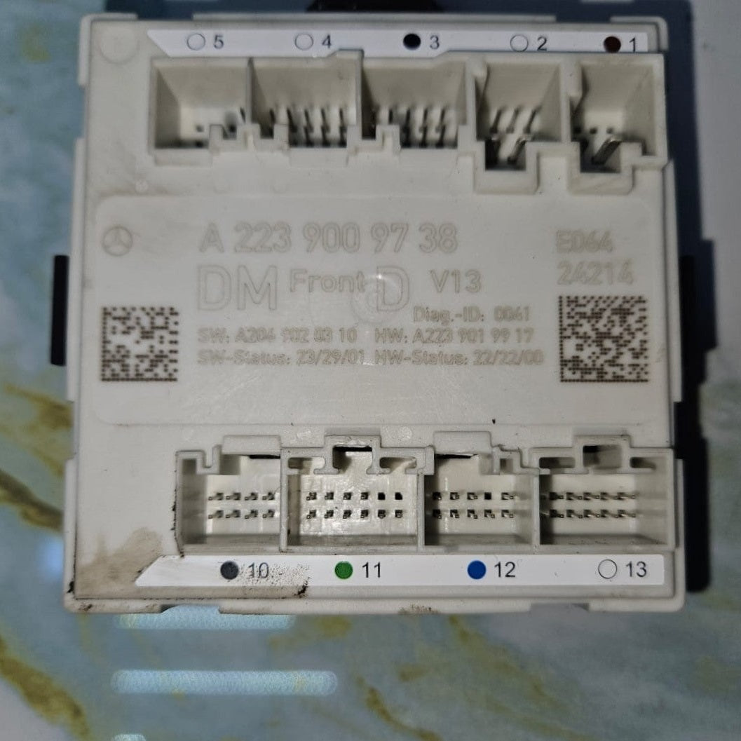 Mercedes W206 C-Class Front Driver Side Door Control Module A223 9009738 OEM RHD