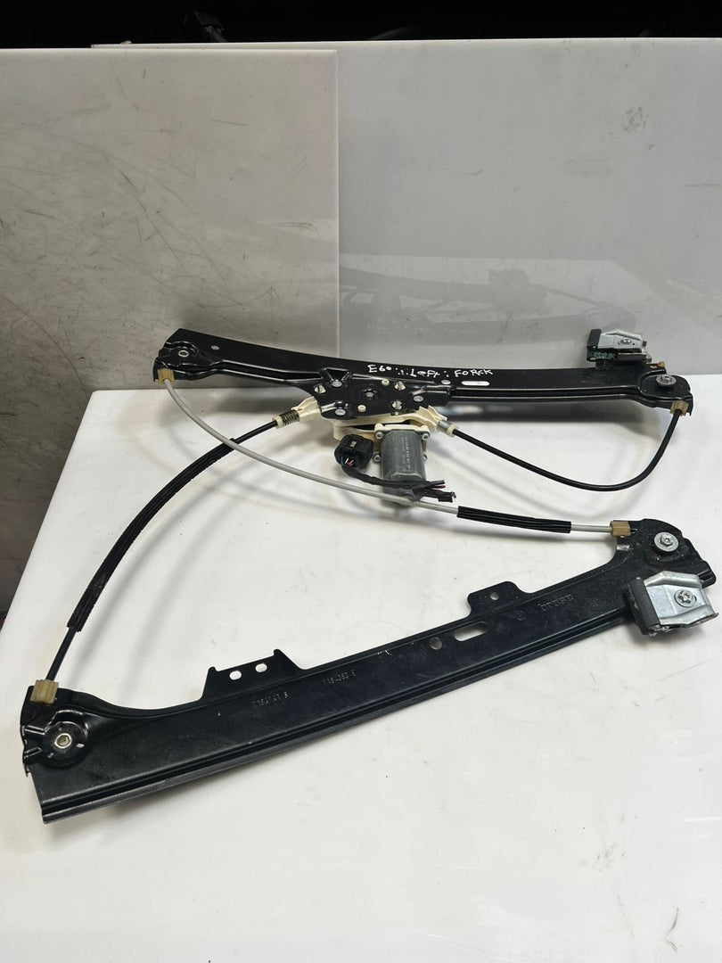 BMW 5 Series E60 E61 Front Left Door Window Regulator With Motor 7184741 OEM